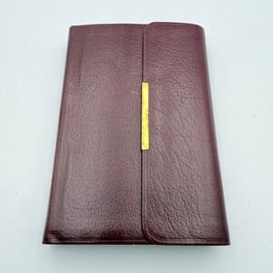 Vintage 1972 Thomas Nelson KJV Holy Bible Red Letter Burgundy Magnetic Flap